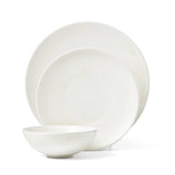 Oneida Roseto 12-Piece Dinnerware Set - Embossed Stoneware, Microwave & Dishwasher Safe