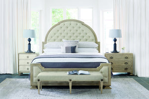 Bernhardt Bernhardt Santa Barbara Bachelor's Chest In Sandstone Cerused Oak With Vintage Nickel Pulls, 3-Drawer Elegance 385230