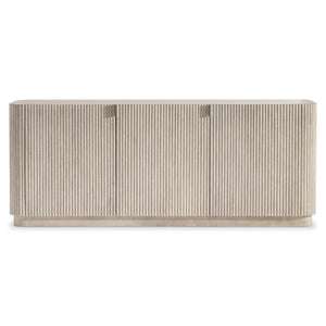 Bernhardt Bernhardt Lucerne Wire-brushed Oak Media Credenza with Reeded Surround and Cable Management 393880