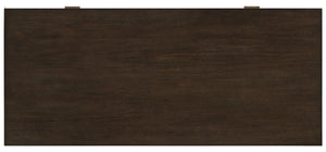 Homelegance By Top-Line Demar Wire Brushed Oak Finish 1-Drawer Writing Desk Oak Pine