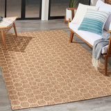 Nourison Reversible Indoor Outdoor RVB01 Machine Made Loom-woven Borderless Design Indoor/Outdoor Modern Outdoor Rug Natural, Natural 89% Polypropylene,11% Polyester 99446974389