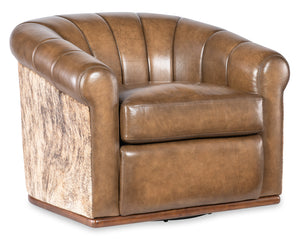 Spencer Swivel Chair Brown CC802-SW-078 Hooker Furniture