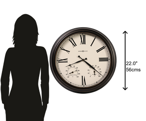 Hekman Furniture 625677 Elegant Outdoor Wall Clock – Antique Design, Durable Materials & Old-world Charm For Any Space  Aspen Outdoor Wall Clock 625677