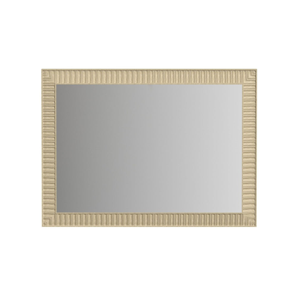 A.R.T. Furniture Eave II Landscape Mirror - Elegant Natural Wood Frame with Geometric Design for Timeless Décor 436120-1825