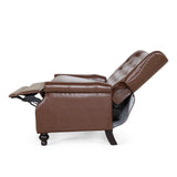 Christopher Knight Home® Noble House Oversize Faux Leather Recliner Dark Brown