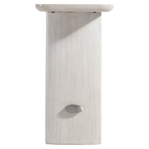 Bernhardt Bernhardt Sereno Console Table Walnut Lutra Top With Textured Resin Supports & Nickel Stretcher — 80"W 329910