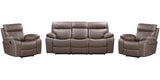 Parker House Theon - Stokes Toffee Manual Glider Reclining Sofa And Two Recliners Brown 97% Polyester,3% Pu Mthe-411-stof