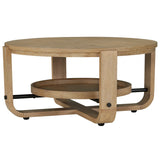 Escape Cocktail Table Round with Shelf