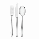 Hampton Forge Ayla 12-Piece Stainless Steel Flatware Set, Service for 4, Mirror Finish