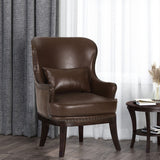 Christopher Knight Home® - Noble House - Mantua Contemporary Upholstered Accent Chair with Nailhead Trim