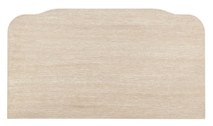 Hooker Furniture Nouveau Sandstone Three-Drawer Nightstand With Curved Breakfront, Usb Charging, Oak Veneers, Elegant Finish 6500-90016-80