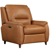 Parker House Austin - Caramel Cream Power Reclining Sofa And 2 Recliners Brown Top Grain Leather With Match (X) Maus-311ph-cmcr