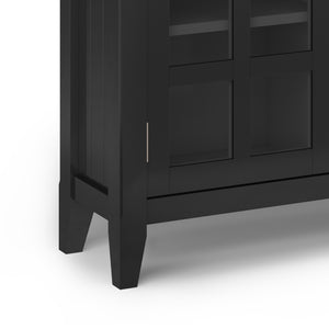 English Elm Acadian Entryway Storage Cabinet - Timeless Black Design With Adjustable Shelves & Drawers For Organization B136P158291