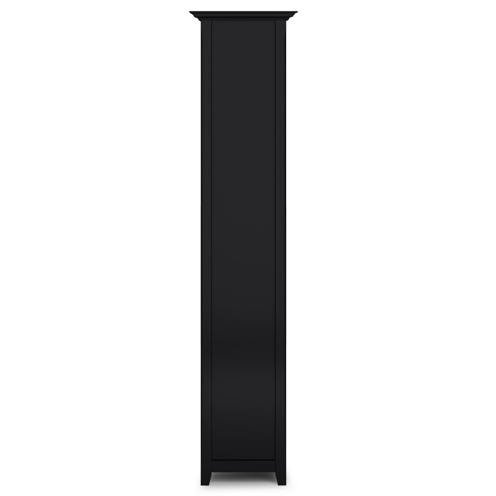 English Elm Amherst 30-Inch Solid Wood Bookcase - Stylish 5-Shelf Storage In Durable Black Finish For Any Room B136P158326