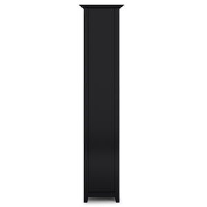 English Elm Amherst 30-Inch Solid Wood Bookcase - Stylish 5-Shelf Storage In Durable Black Finish For Any Room B136P158326