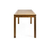 Christopher Knight Home® - Noble House - Augustine Outdoor Rustic Acacia Wood Dining Table, Teak