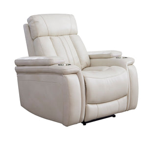 Parker House Parker Living Royce - Fantom Ivory Power Recliner Fantom Ivory 88% Polyester / 12% PU (W) MROY#812PH-FNI