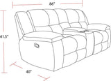 Parker Living Buster - Opal Taupe Manual Reclining Sofa Loveseat and Recliner Opal Taupe MBUS-321-OPTA Parker House