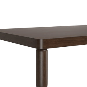 A.R.T. Furniture Verge Rectangular Dining Table – Handcrafted Walnut, Extensible Design, Modern Elegance for Gatherings 337221-1960