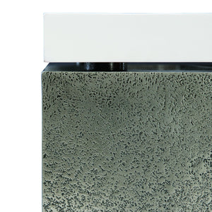 Bernhardt Bernhardt Catalina Sculptural Bunching Table With Hovering White Plaster Maple Top & Textured Graphite Base 301155