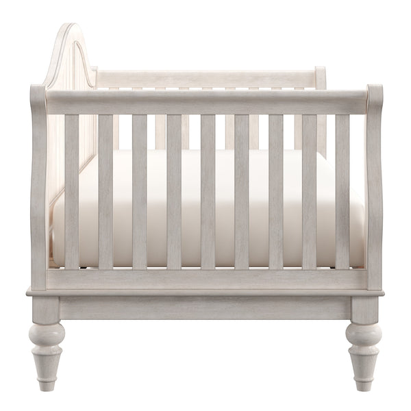Homelegance By Top-Line Esteban Traditional Wood Slat Daybed White Rubberwood