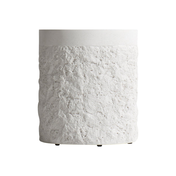 Bernhardt Bernhardt Pismo Seafoam Outdoor Accent Table — Compact 16" Square Stonecast Side Table For Patios X05114