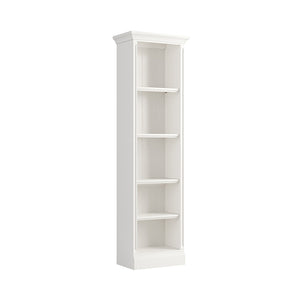 Parker House Shoreham - Effortless White 24 In. Bookcase Effortless White Acacia Solids / Birch Veneers SHO#424-EFW