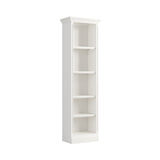 Parker House Shoreham - Effortless White 24 In. Bookcase Effortless White Acacia Solids / Birch Veneers SHO#424-EFW