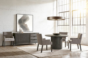 Bernhardt Bernhardt Menton Arm Chair — Modern Minimalist Upholstered Seating With Sutton Wood Legs, Cozy Comfort 352542