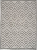 NRV01 Soft and Stylish Outdoor Rug in Silver Grey – Versatile, Easy-Clean, Modern Design for All Spaces