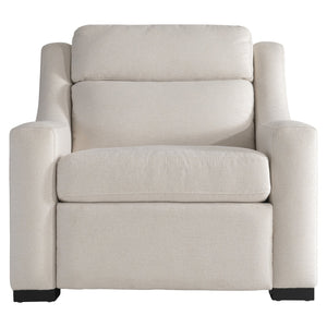 Bernhardt Bernhardt Germain Wingback Power Recliner Chair With Usb Port, Bustle Back & Exposed Wood Legs B222RO