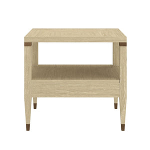A.R.T. Furniture Eave Contemporary End Table with Concealed Storage, Two-Tier Design & Elegant Tapered Legs for Modern Spaces 436304-1825