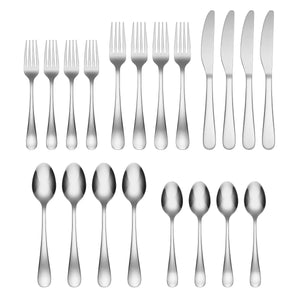 Lenox Cambridge Rhiannon Flatware, 20-Piece Set NO COLOR METAL 347620CNW12