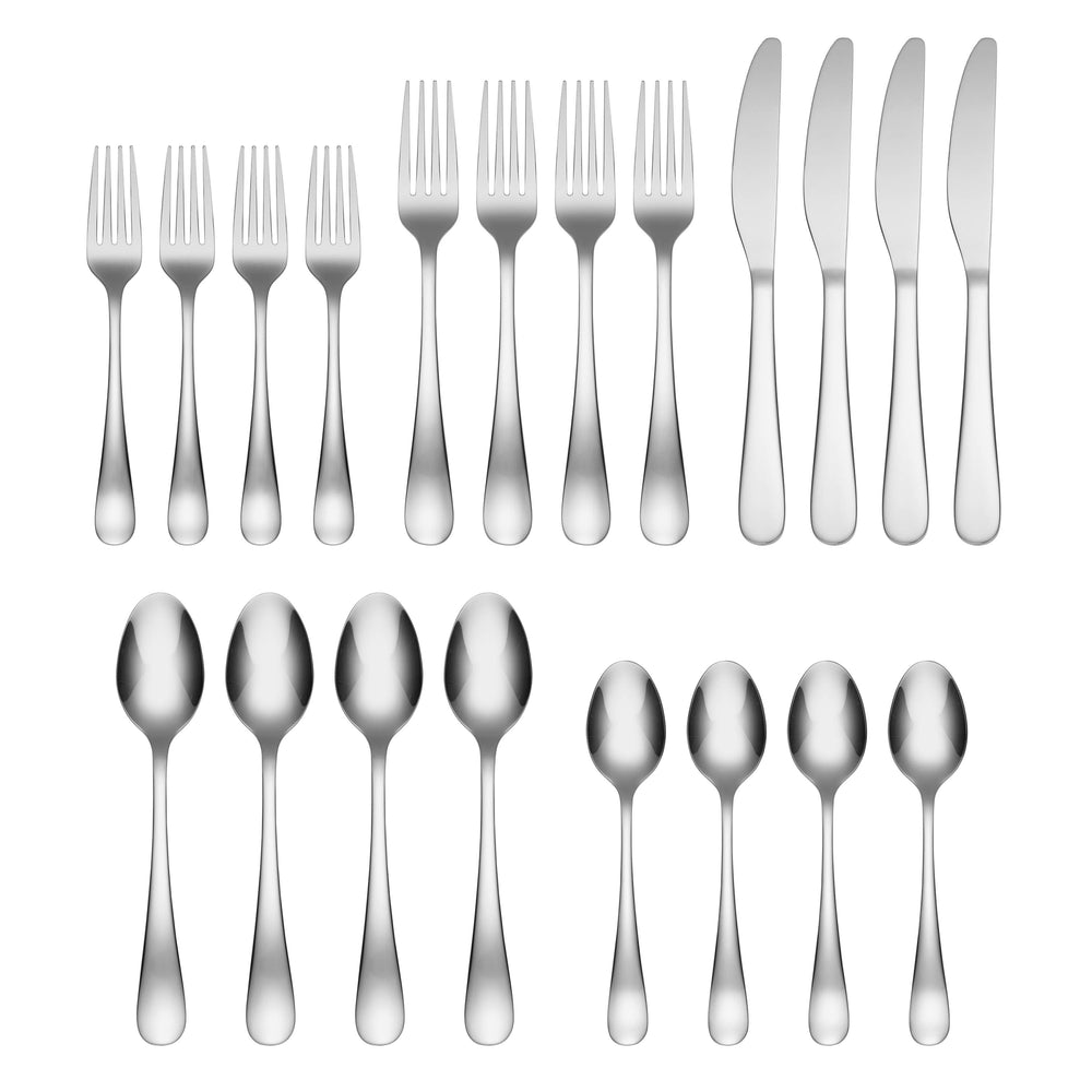 Lenox Cambridge Rhiannon Mirror 20-Piece Flatware Set NO COLOR METAL 347620CNW12R