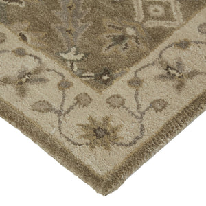 Feizy Rugs Eaton Hand-tufted Wool Oriental Rug - Timeless Persian Design For Elegant Home Decor And Comfort Green,Brown,Taupe Wool 6548424fsag000p00