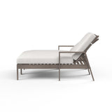 Laguna Chaise Lounge in Canvas Flax, No Welt SW3501-9-FLAX-STKIT Sunset West