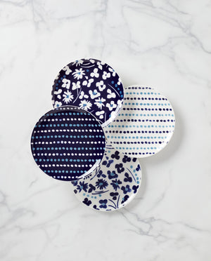 Lenox Kate Spade Floral Way 4-Piece Accent Plate Set Multi, WHITE PORCELAIN 893516