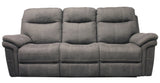 Parker House Mason - Carbon Power Reclining Sofa And Recliner Light Grey 100% Polyester (W) Mma-31ph-crb