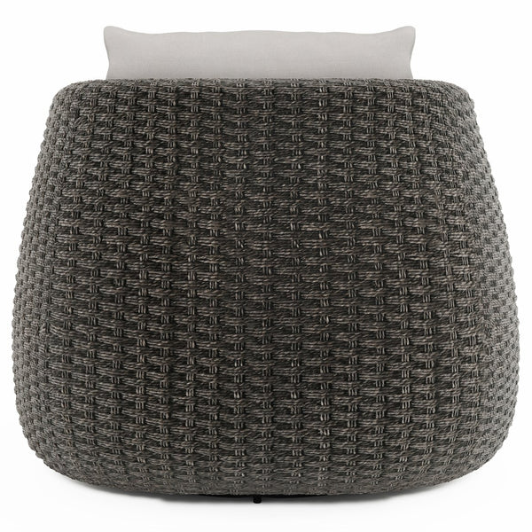 Bernhardt Bernhardt Sarene Outdoor Swivel Chair — All-Weather Woven Frame, 360° Swivel, Deep Cushions, Made-To-Order O4472SA