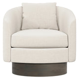 Bernhardt Camino Fabric Swivel Chair 5558-000 White N5712S_5558-000 Bernhardt