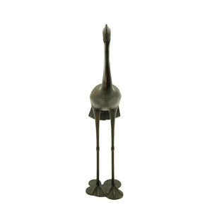 English Elm Christopher Knight Home® - Sunny Outdoor 43 Inch Aluminum Crane Set in Shiny Copper Antique Bronze Finish, Rust-Proof Garden Art Delight 62909.00SHNCOP