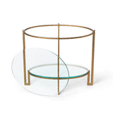 Park Hill Naomi Iron and Glass Side Table EFT26032