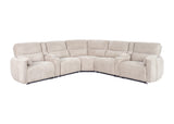 Parker Living Modesto - Buttercream 6 Piece Modular Power Reclining Sectional with Power Adjustable Headrests Buttercream MMOD-PACKA(H)-BUCR Parker House