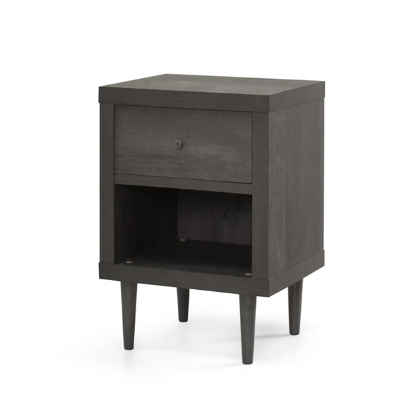 English Elm Christopher Knight Home® - 1-Drawer Nightstand With Faux-Wood Finish: Compact Storage For Modern Bedrooms & Apartments 72036.00GRY