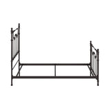 Homelegance By Top-Line Roshan Victorian Iron Metal Bed Black Metal