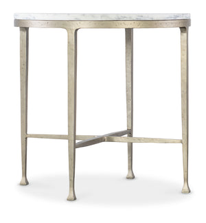 Jules Round Side Table M13-80113-95 White; Gray; Gold Hooker Furniture