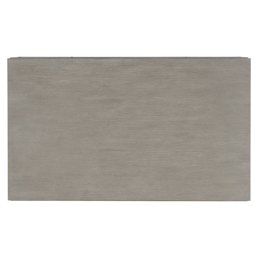 Bernhardt Bernhardt Cerused Greige Oak Cocktail Table With Lacquered White Drawers, Lucite Hardware & Casters 442027