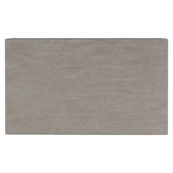 Bernhardt Bernhardt Cerused Greige Oak Cocktail Table With Lacquered White Drawers, Lucite Hardware & Casters 442027