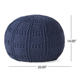 Christopher Knight Home® - Noble House - Yuny Handcrafted Modern Fabric Pouf