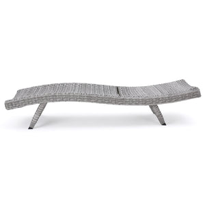 English Elm Christopher Knight Home® - Crete Wicker Chaise Lounge - Stylish, Adjustable Outdoor Seating For Patios, Pools & Coastal Retreats 58997.00MP2